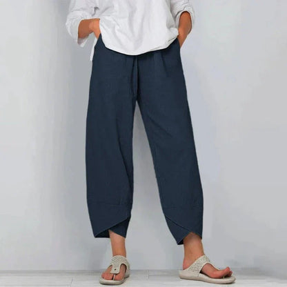 Women's Wide Leg Summer Pants - VibreMode