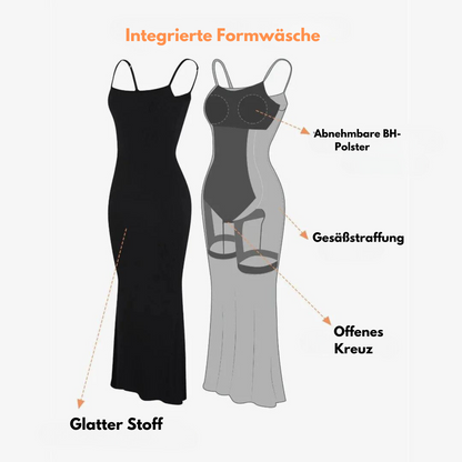 Fit and Flare Long Evening Dress