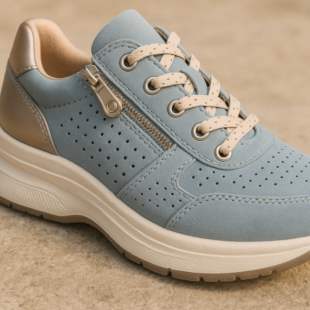 Ladies Lace-Up Platform Shoes