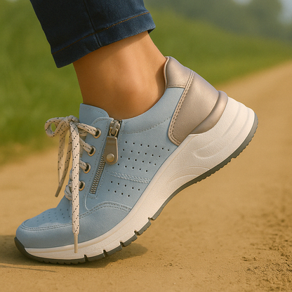 Ladies Lace-Up Platform Shoes