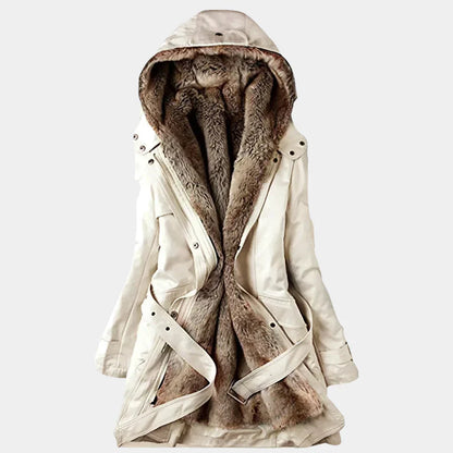 Women's Parka Faux Fur Lining Coat