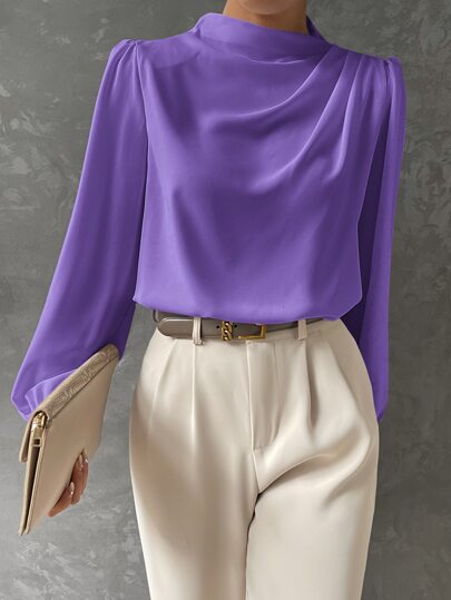 Women's Bishop Sleeve Blouse