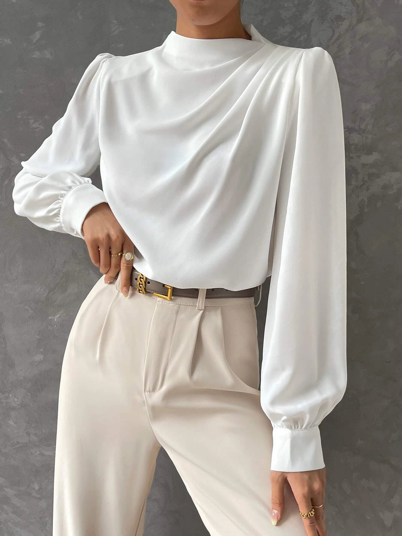 Women's Bishop Sleeve Blouse