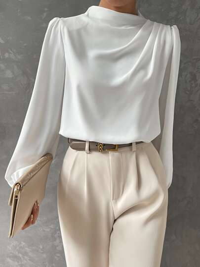 Women's Bishop Sleeve Blouse