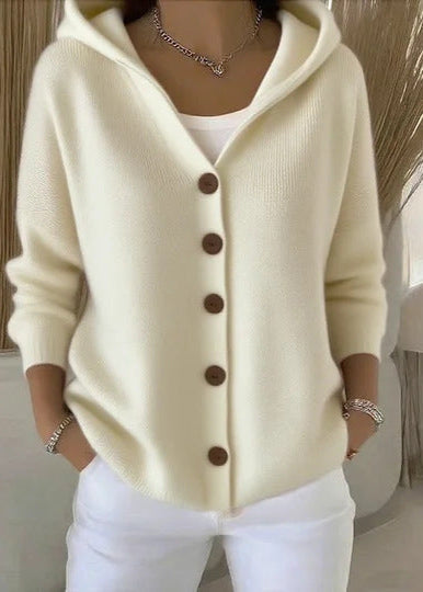Cozy Zip Hooded Sweater Cardigan