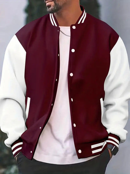 Men's Baseball Jacket Autumn Casual