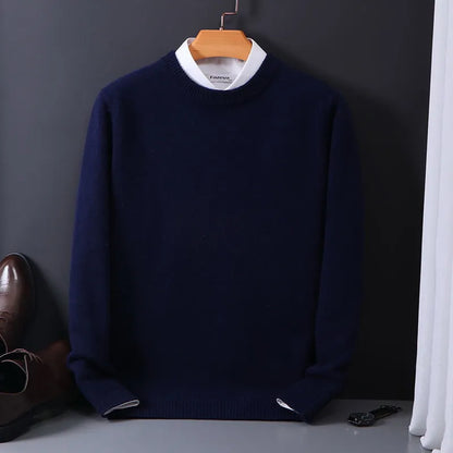 Men's Faux Wool Sweater