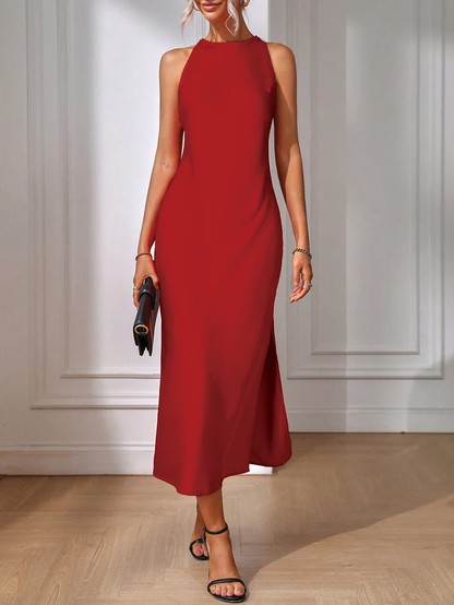 Strapless Floor Length Summer Dress