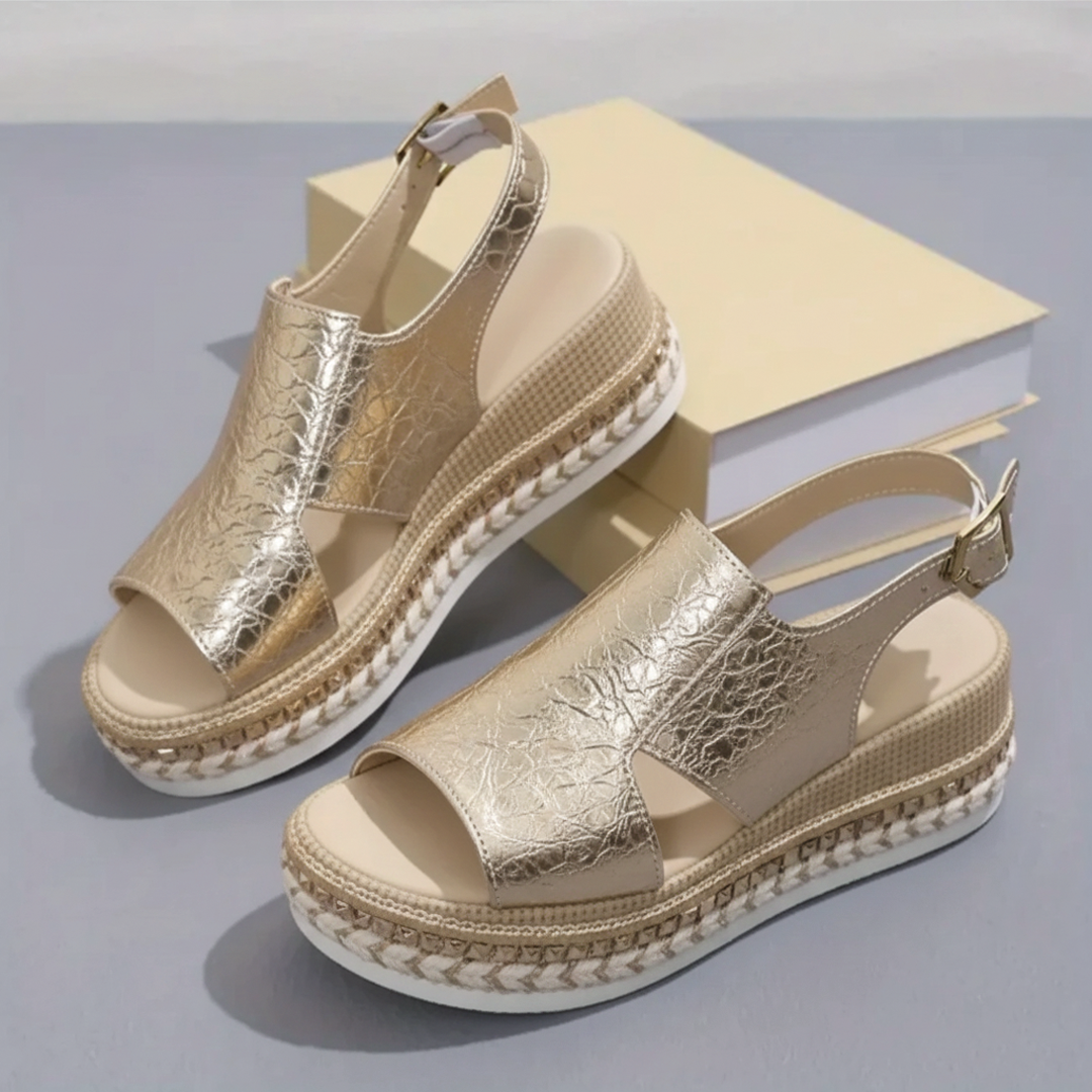 Elegant High Heel Slingback Sandals