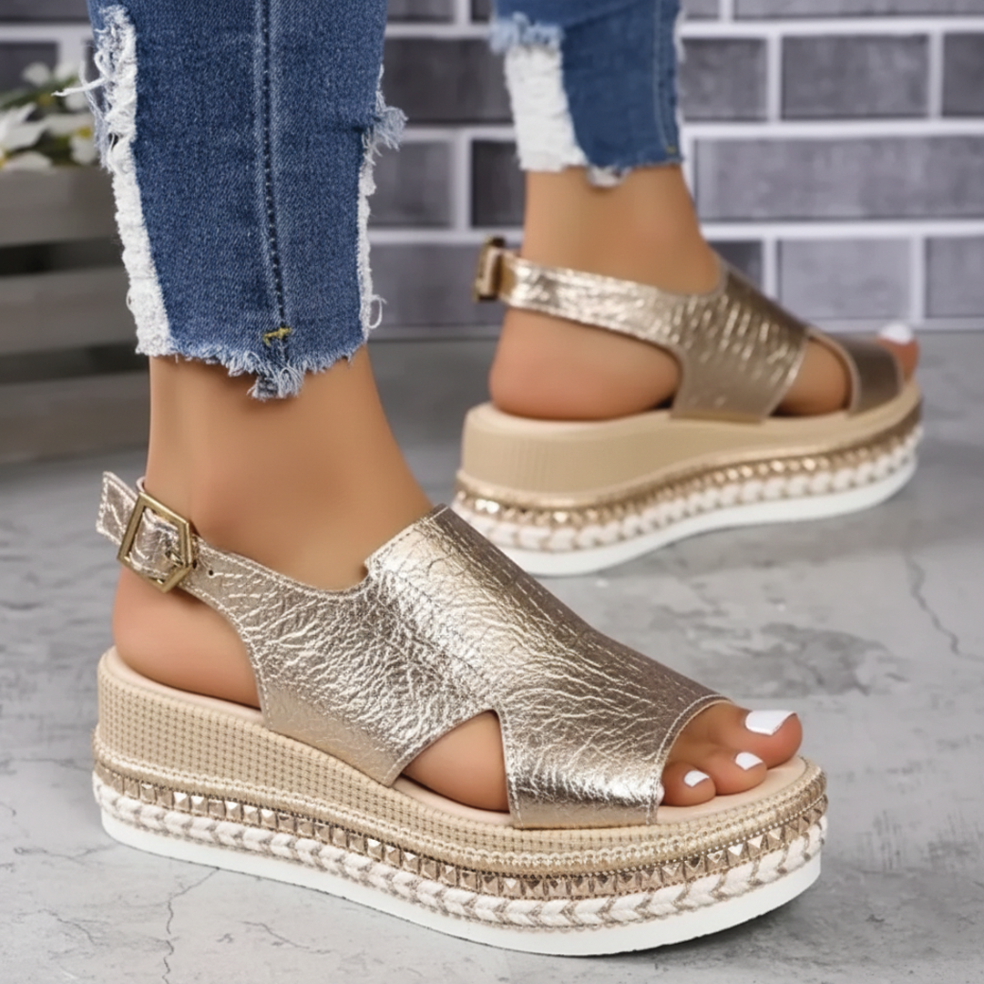 Elegant High Heel Slingback Sandals