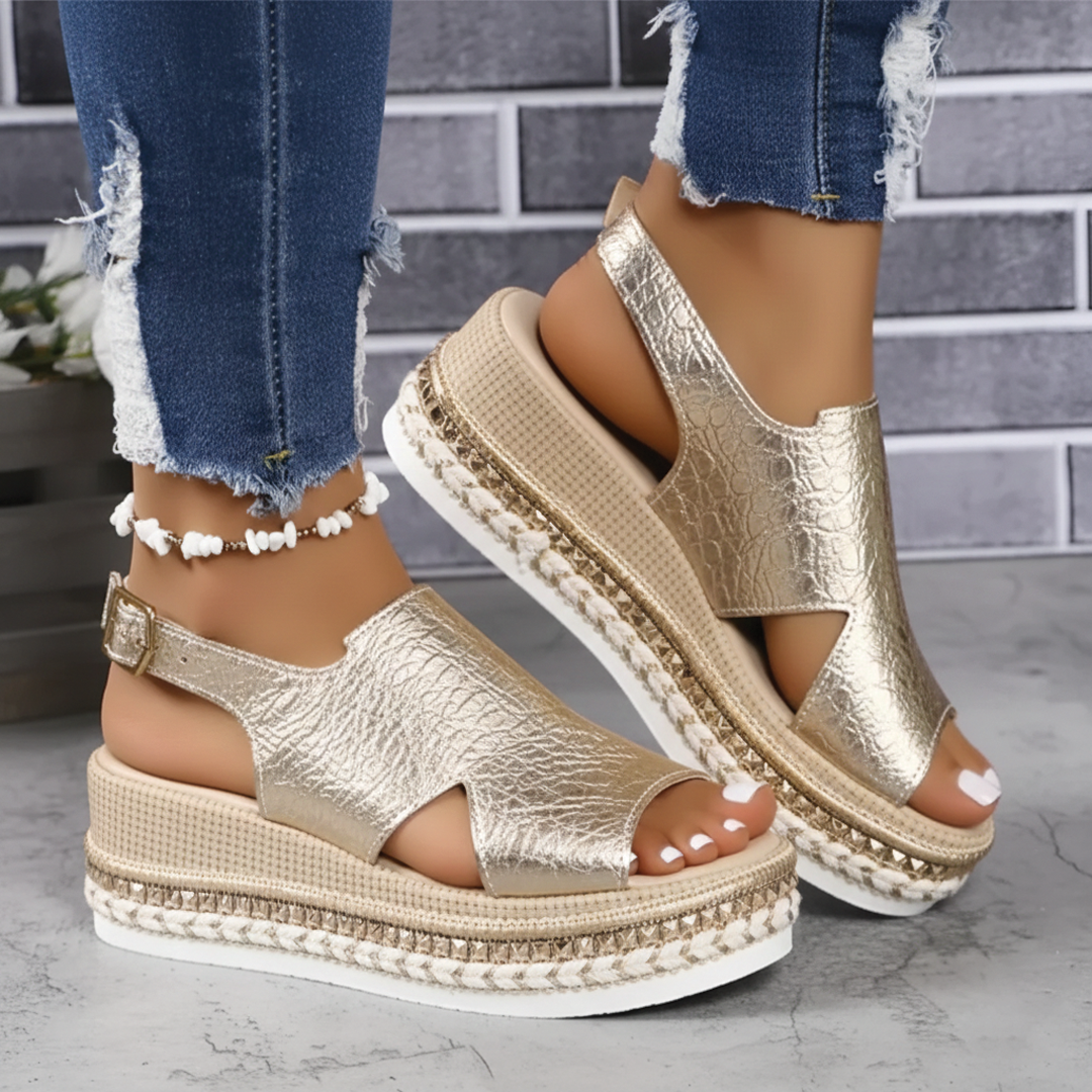 Elegant High Heel Slingback Sandals - VibreMode