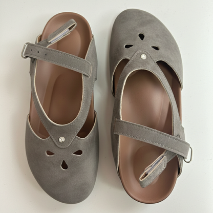Classic Buckle Strap Flat Sandals