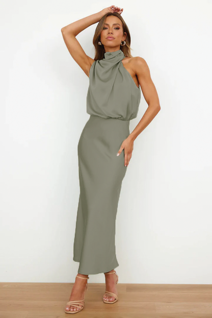 Luxurious Satin Evening Gown