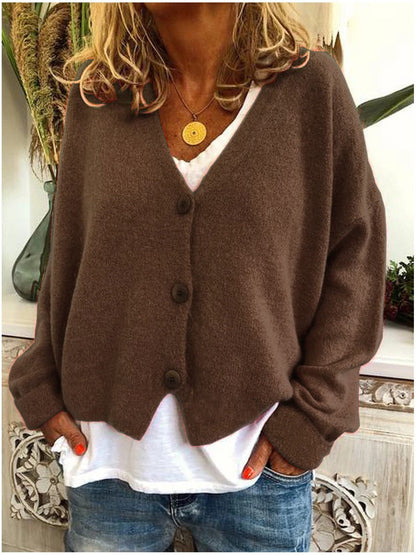 Cozy Women's Knit Sweater Cardigan