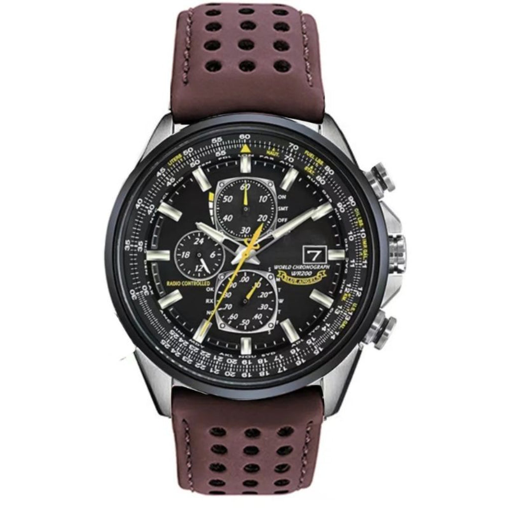 Men's Quartz Watch Leather Strap