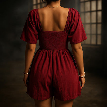 Women's Structured Romper