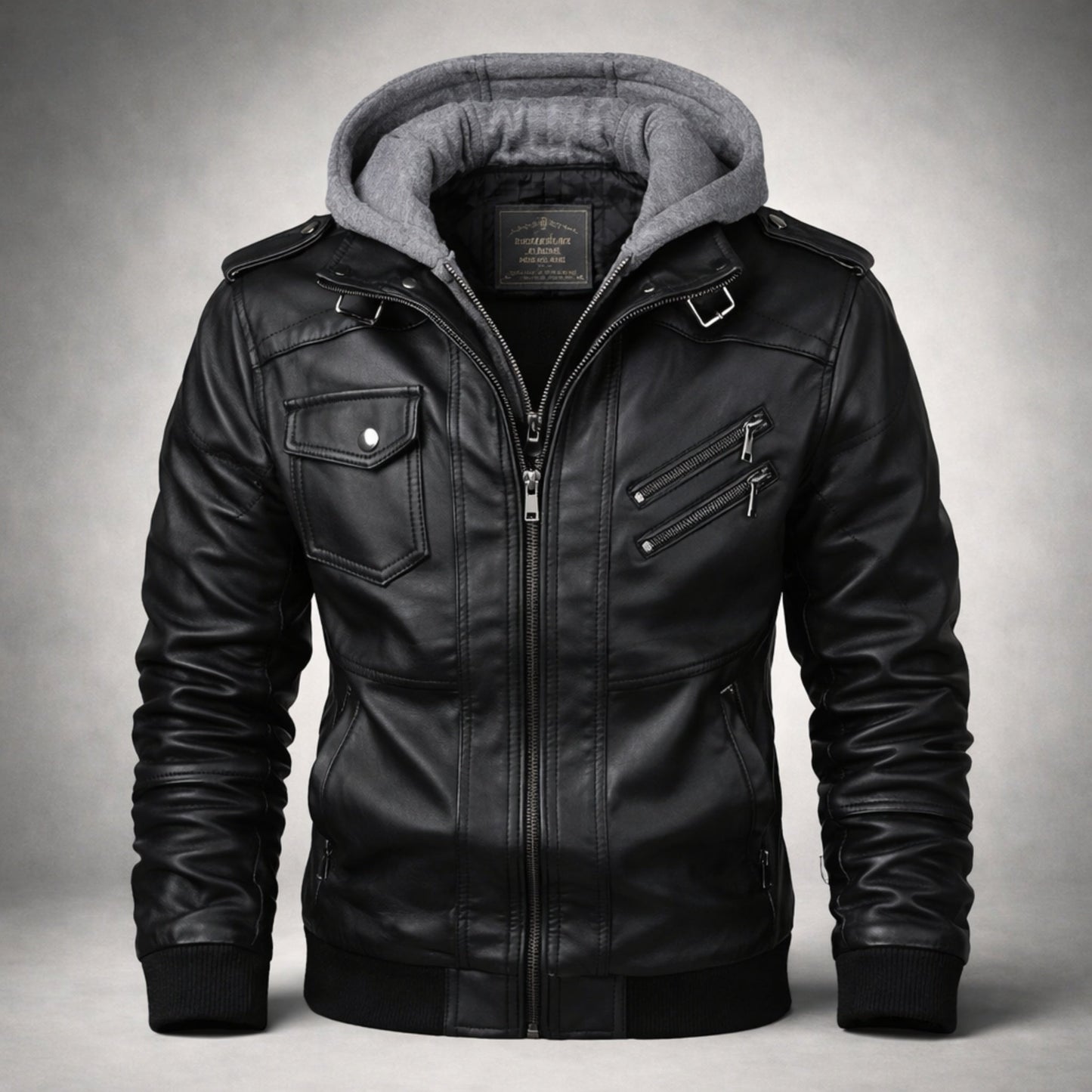 Genuine Brown Biker Jacket