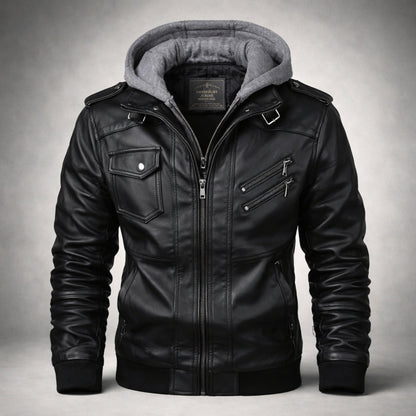 Genuine Brown Biker Jacket