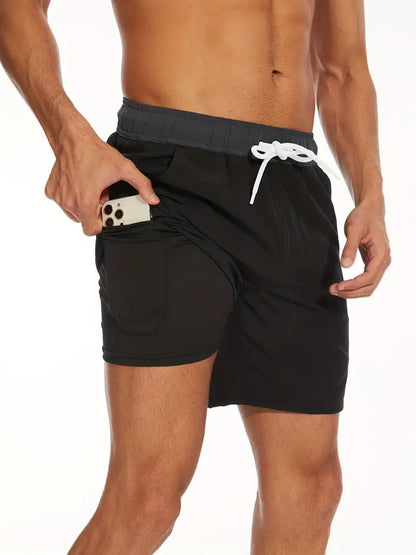 Men's Swim Shorts Inner Pocket