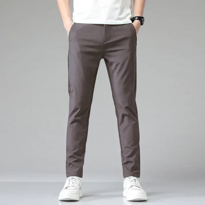 Men's Slim Fit Dress Pants Tapered Leg