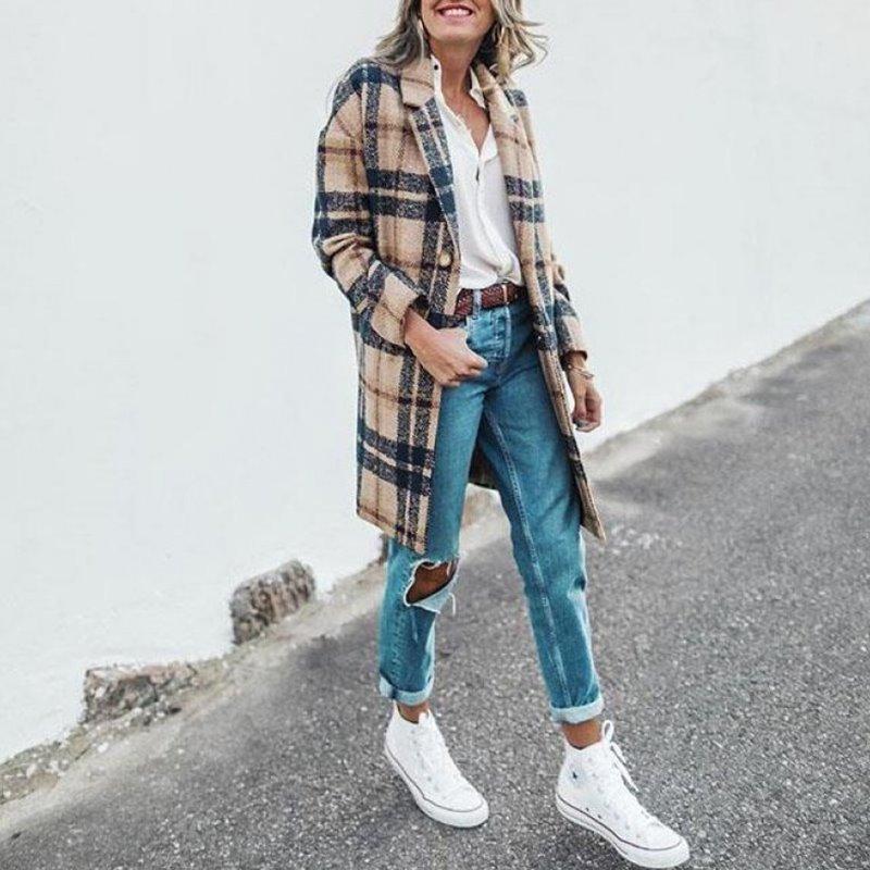 Women's Long Coat Warm Outerwear