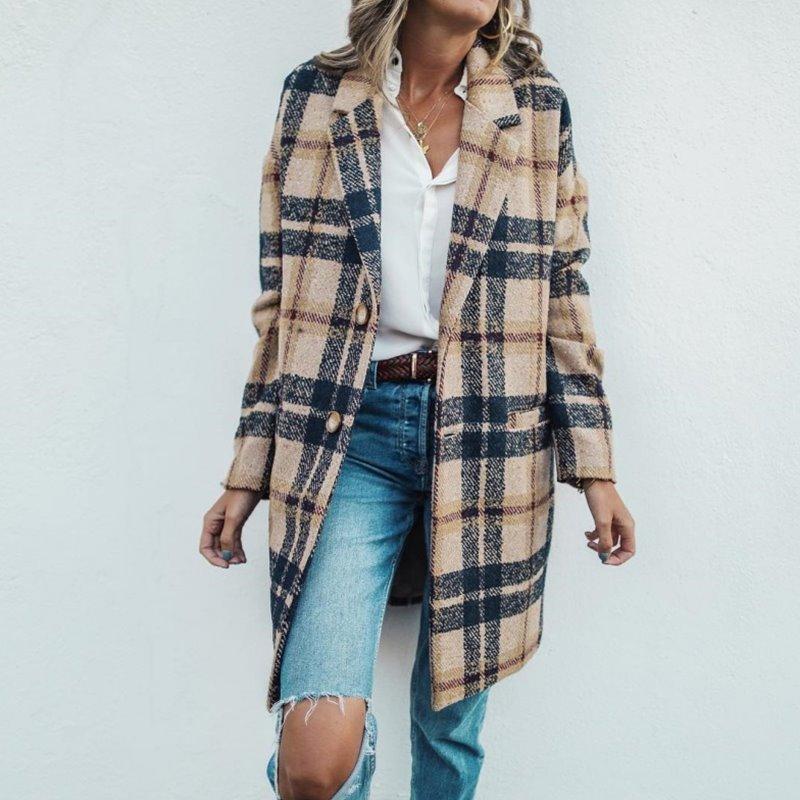 Women's Long Coat Warm Outerwear - VibreMode