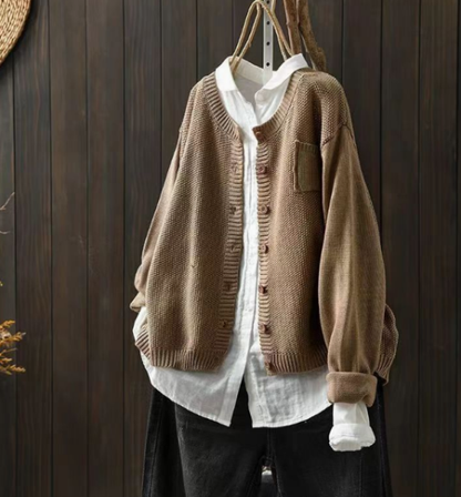 Women's Button Up Cardigan Long Sleeves
