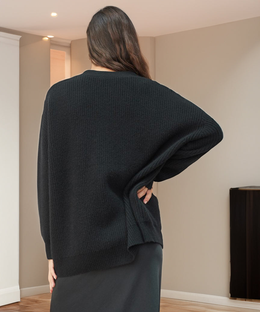 Women's Oversized Cardigan Ribbed Knit Comfortable