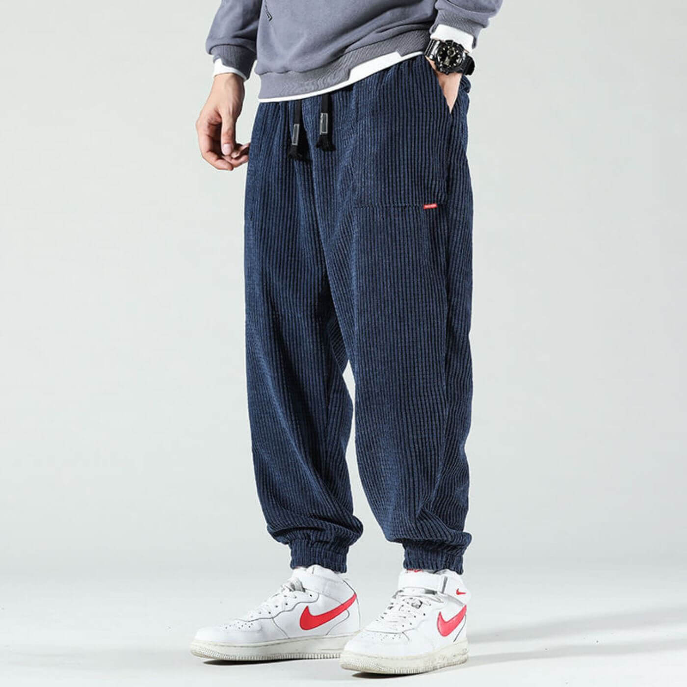 Retro Corduroy Casual Pants - VibreMode