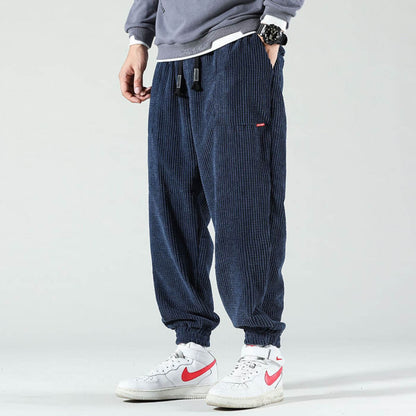 Retro Corduroy Casual Pants - VibreMode