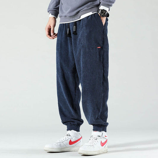 Retro Corduroy Casual Pants - VibreMode