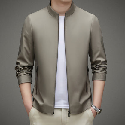Men's Smart Casual Jacket Rayon Blend Tailored Fit
