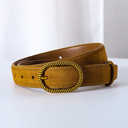 Soft Leather Waist Belt