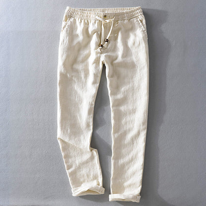 Relaxed Fit Lightweight Linen Pants