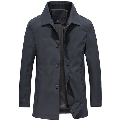 Men's Warm Winter Button Coat