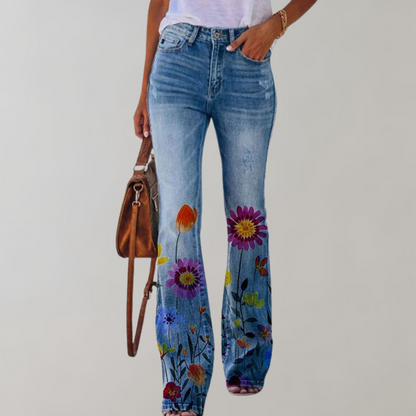 Women's Flare Denim Jeans - VibreMode