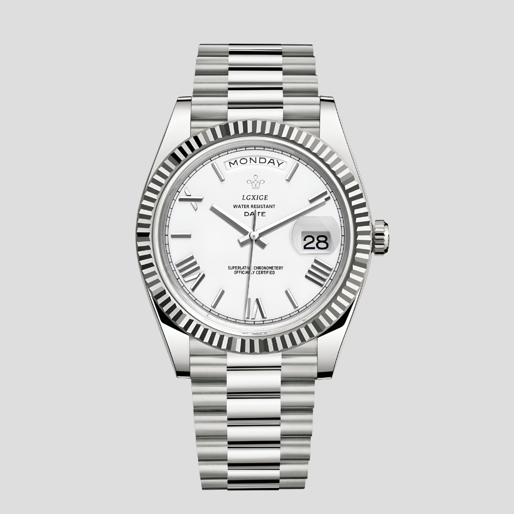Men's Leather Wristwatch 41mm - VibreMode