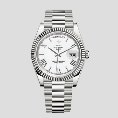 Men's Leather Wristwatch 41mm - VibreMode