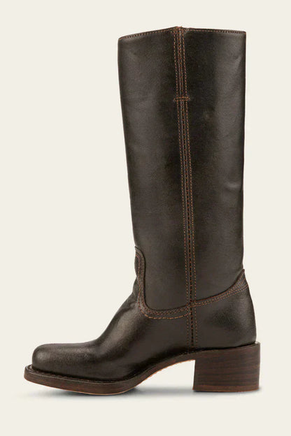 Women's Mid-Calf Boots Closed Toe Block Heel