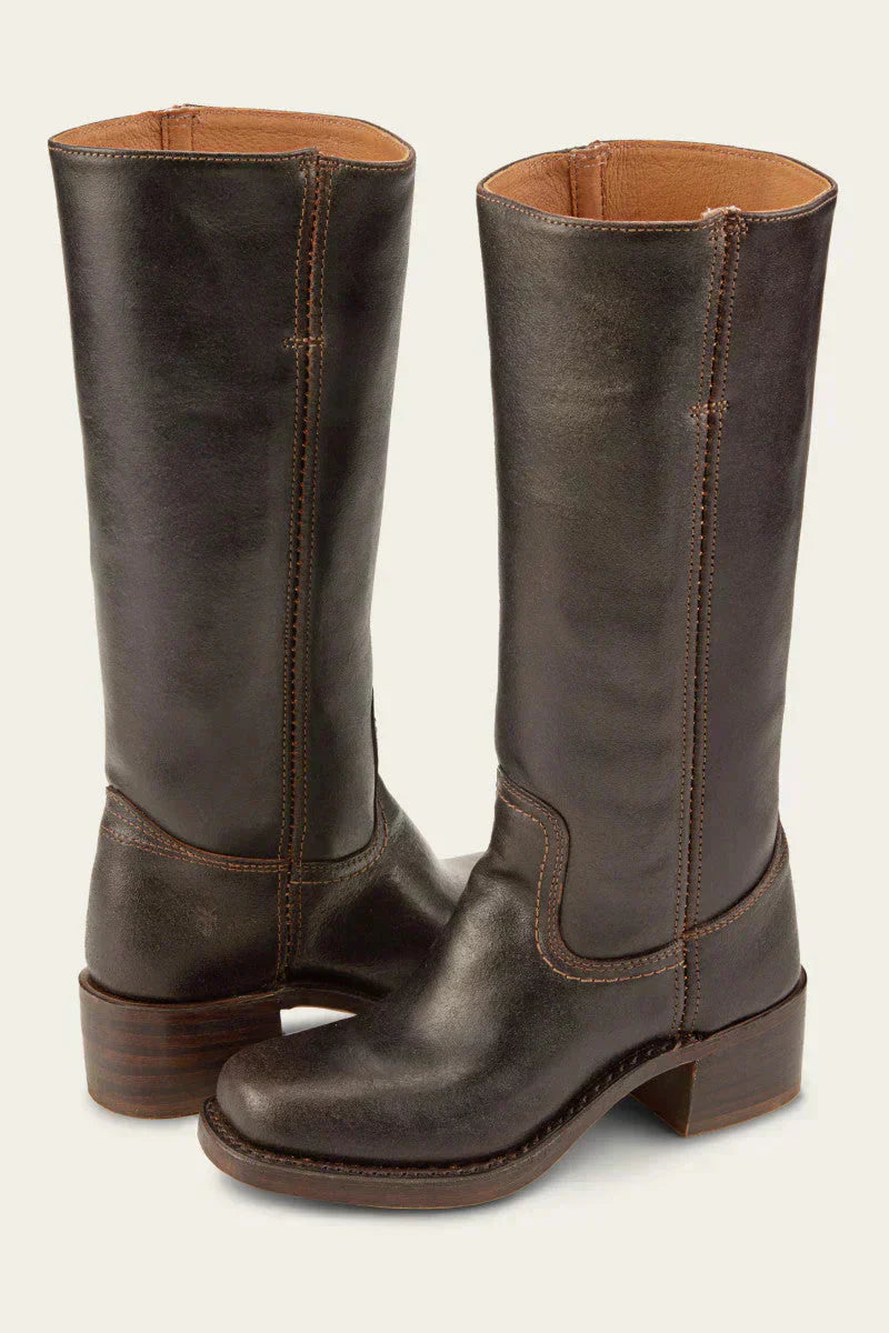 Tall Slim Fit Boots with Sturdy Bottom - VibreMode