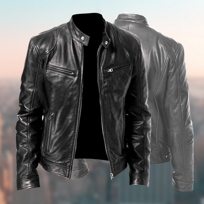 Men's Leather Jacket Timeless Brown