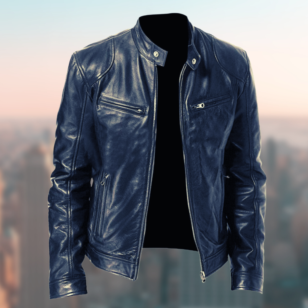 Men's Leather Jacket Timeless Brown