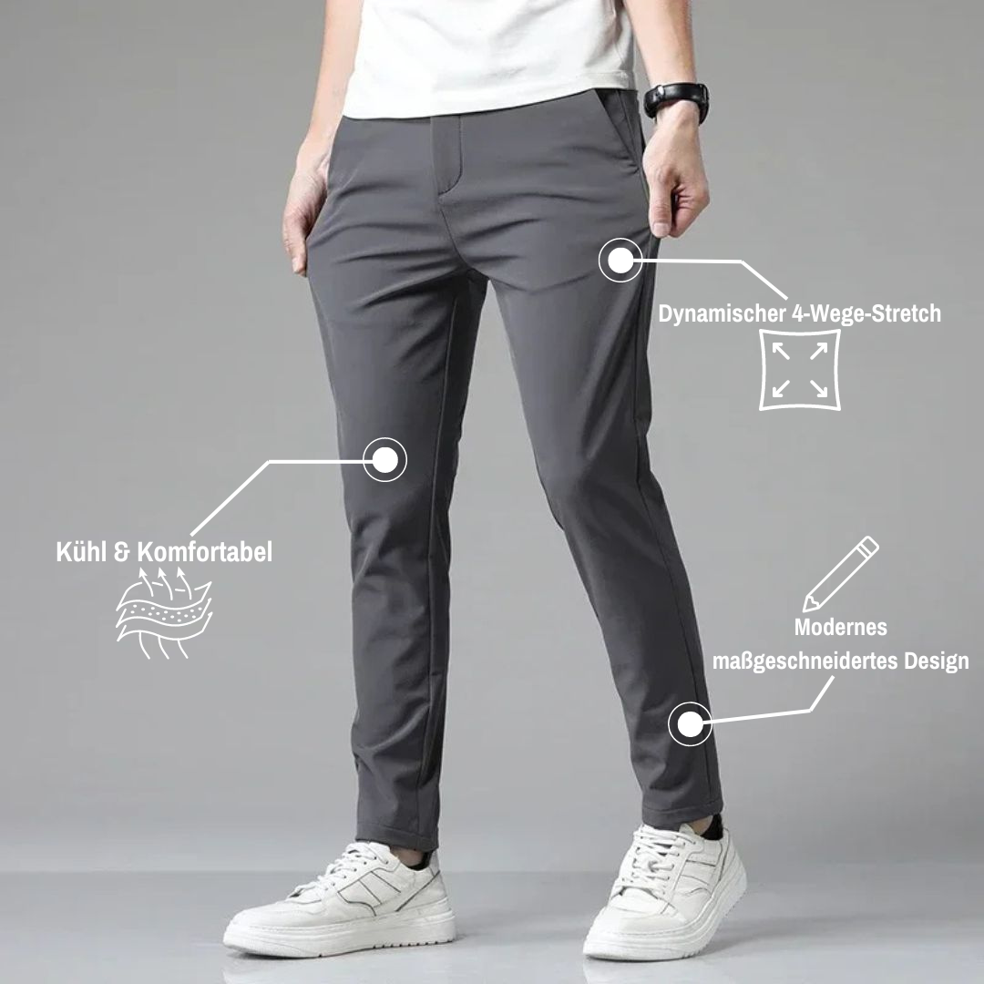 Men's Slim Fit Dress Pants Tapered Leg