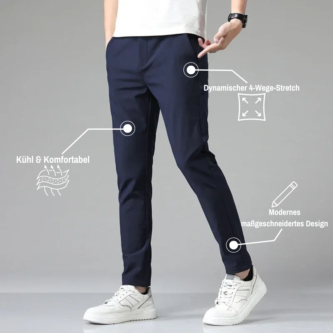 Men's Slim Fit Dress Pants Tapered Leg