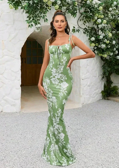Beautiful Flower Long Dress