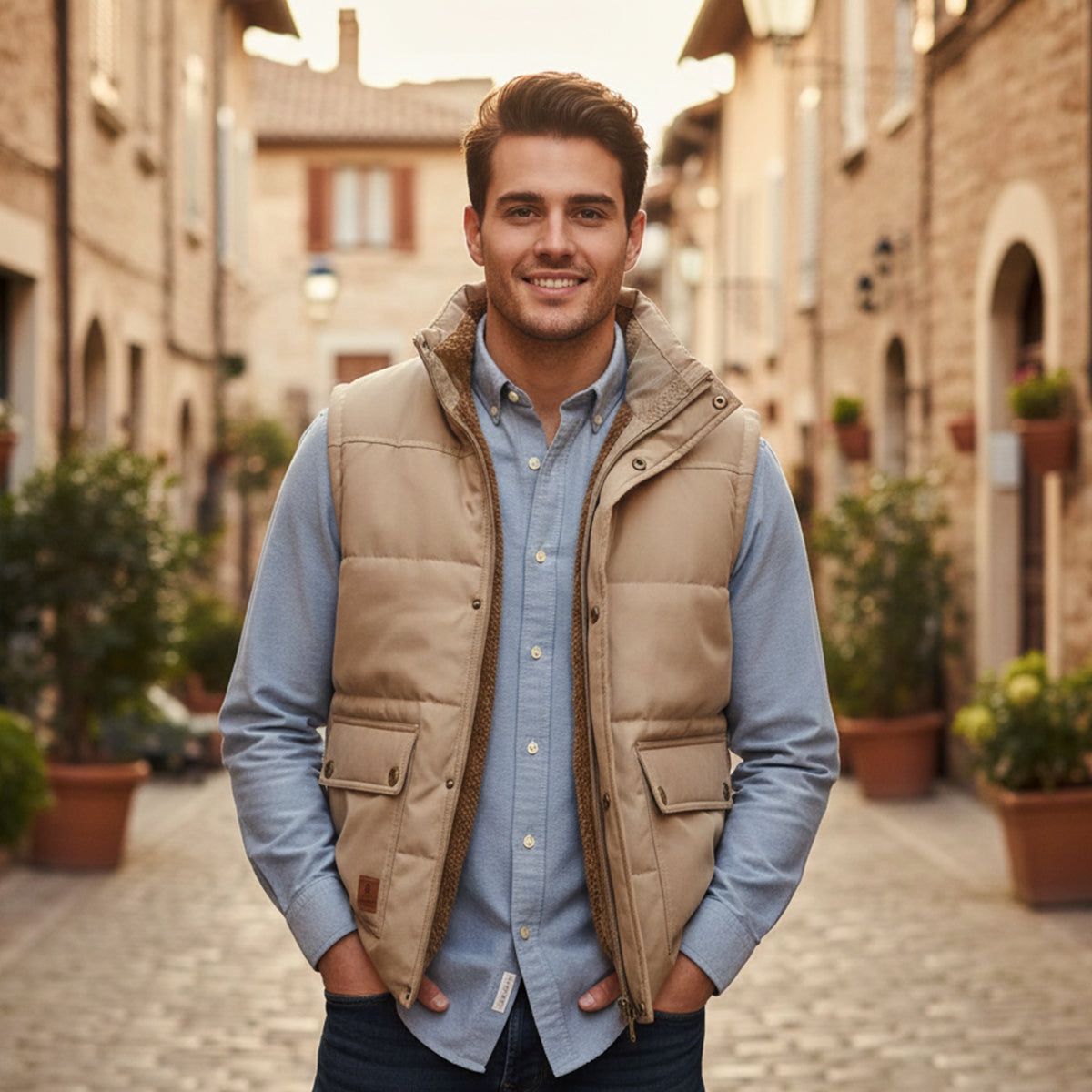 Men's Fleece Lined Winter Vest