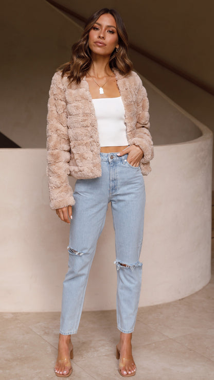 Women's Crop Jacket Cotton