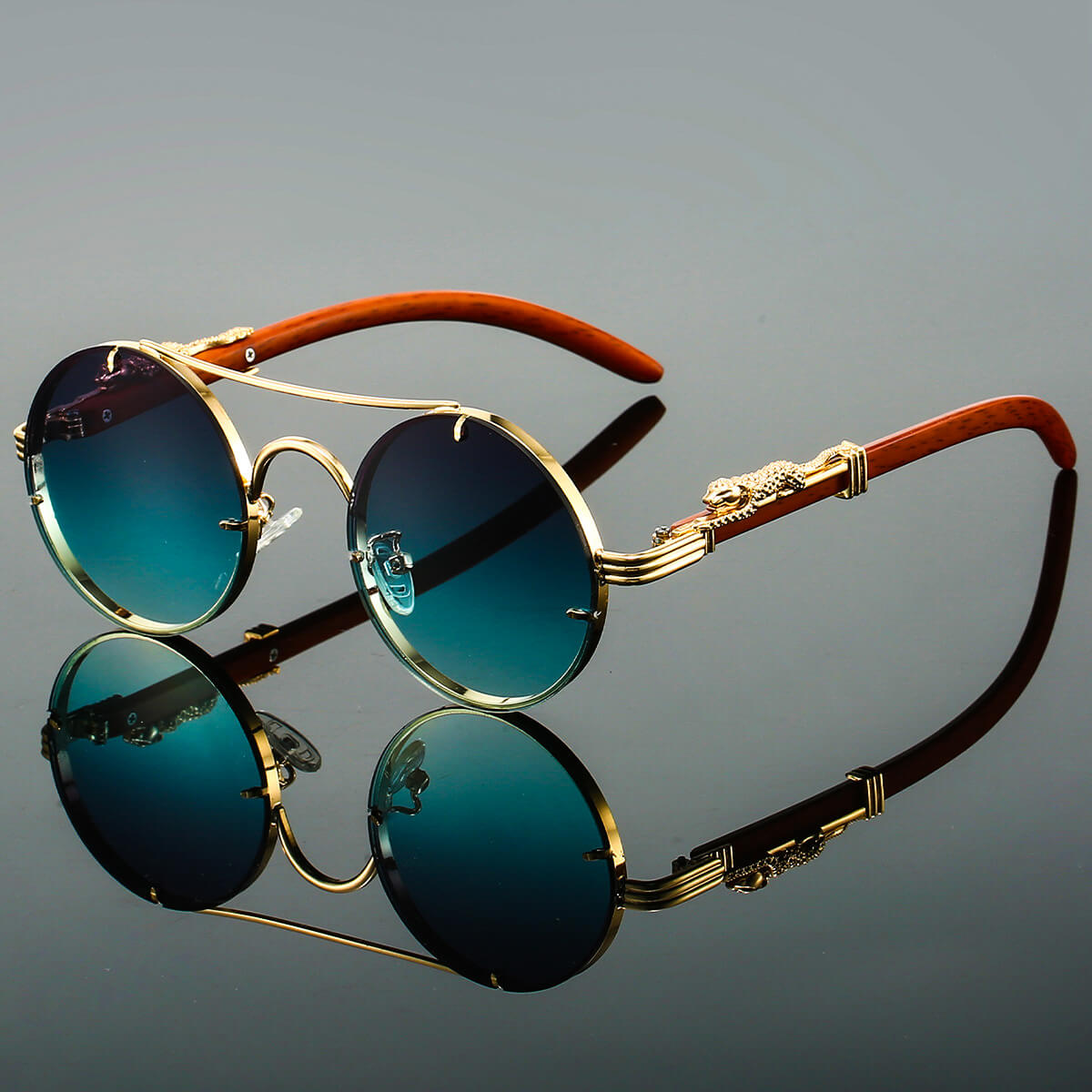 Vintage Leopard Sunglasses