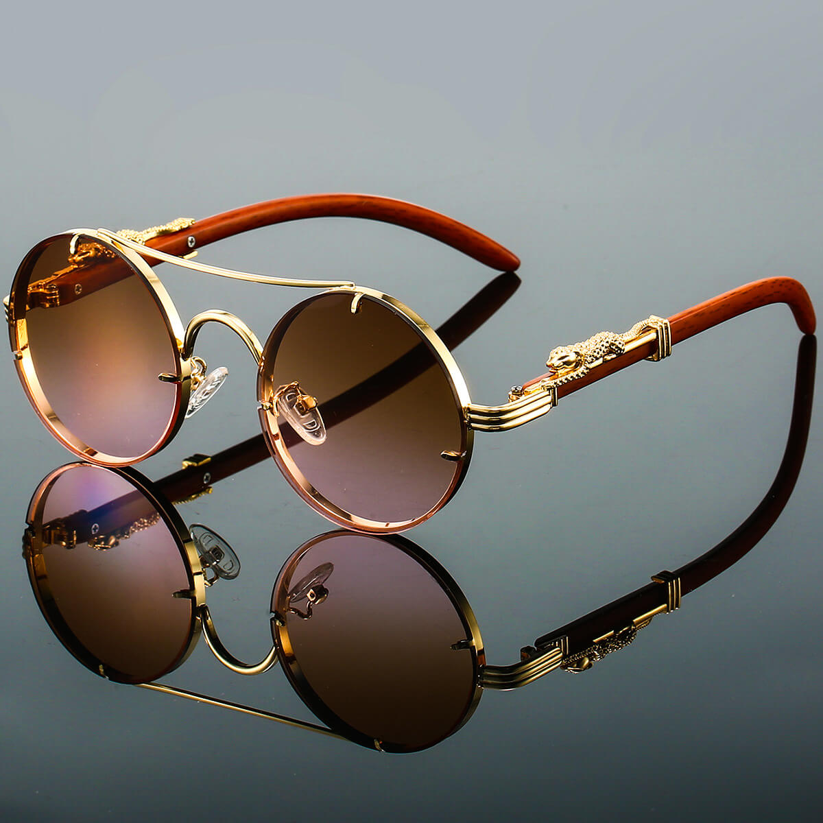 Vintage Leopard Sunglasses