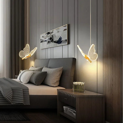 Butterfly Pendant Lamp Led Magical